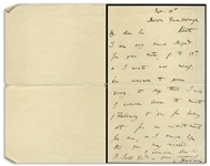 Charles Darwin Autograph Letter Signed -- Darwin Writes to His Financial Advisor Regarding an Investment